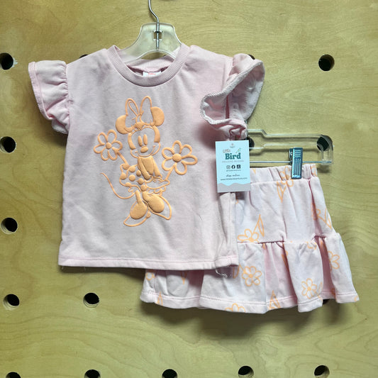 Pink & Electric Orange Minnie Outfit