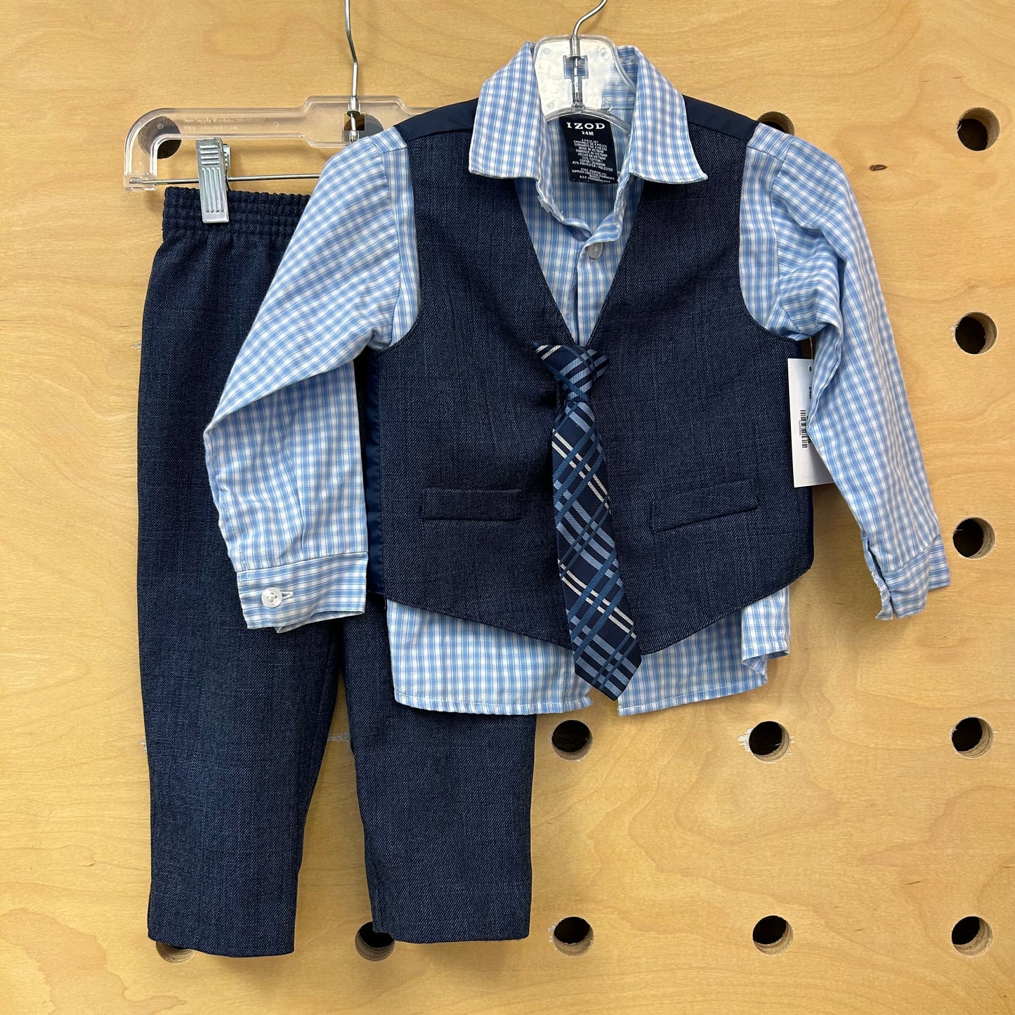 4 Pc. Blue Suit