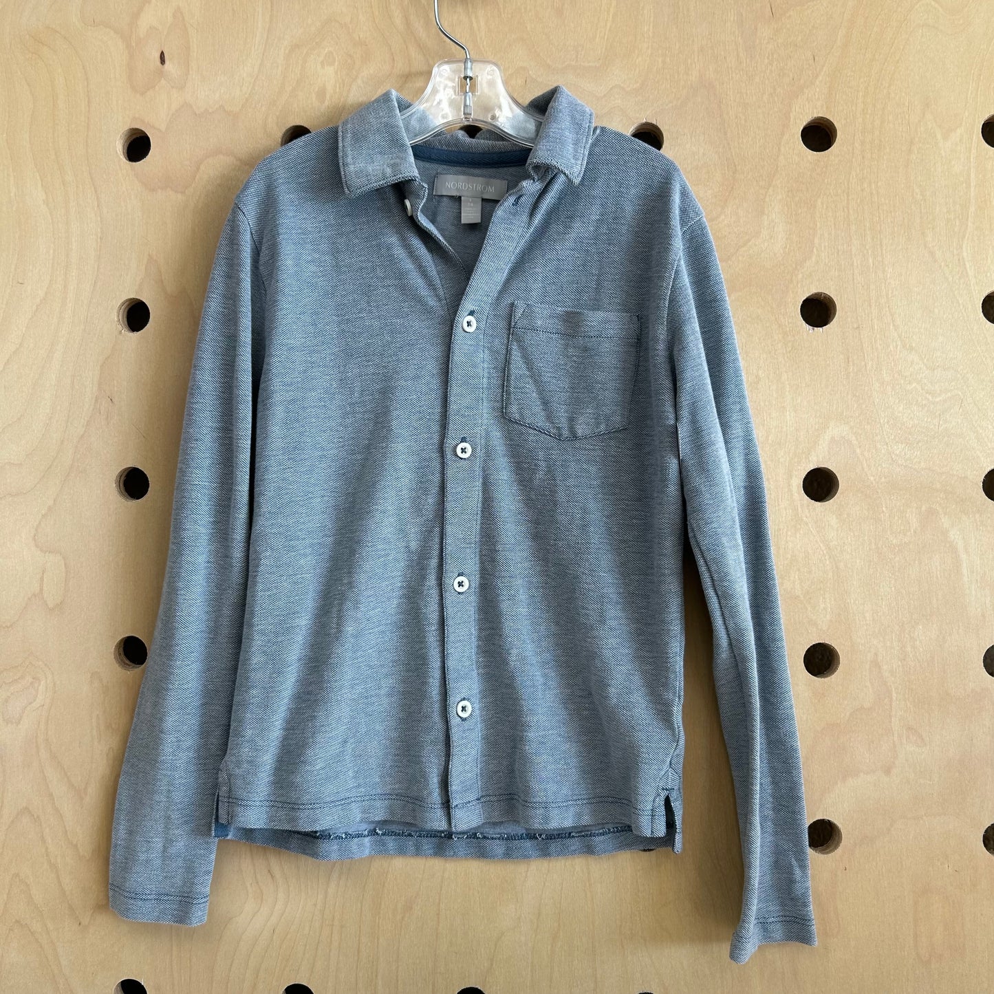 Blueish Grey Button Up Shirt