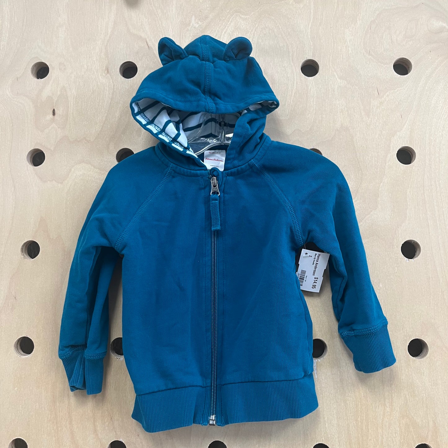 Blue Zip Hoodie