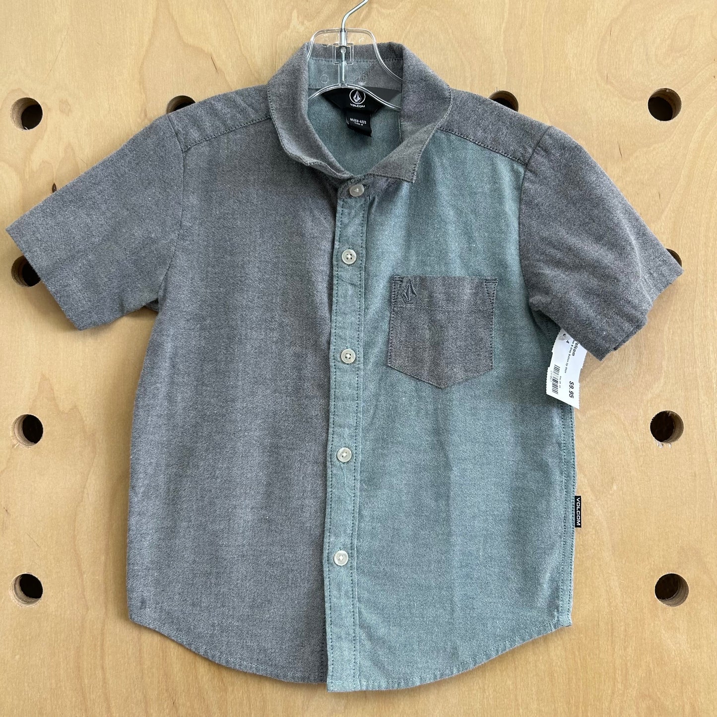 Blue & Grey Button Up Shirt