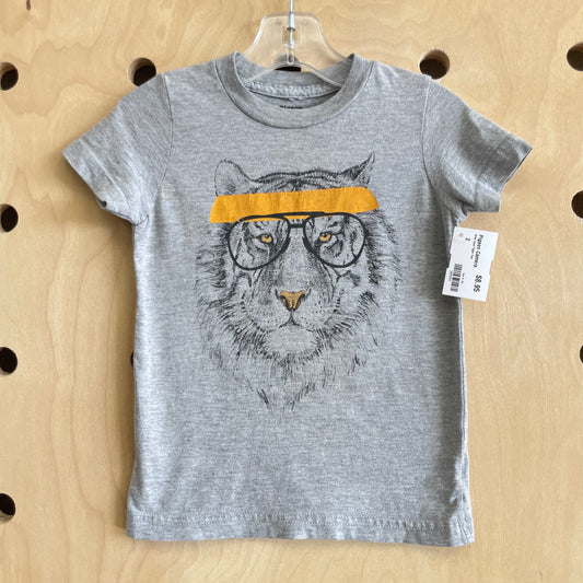 Grey Cool Tiger Tee