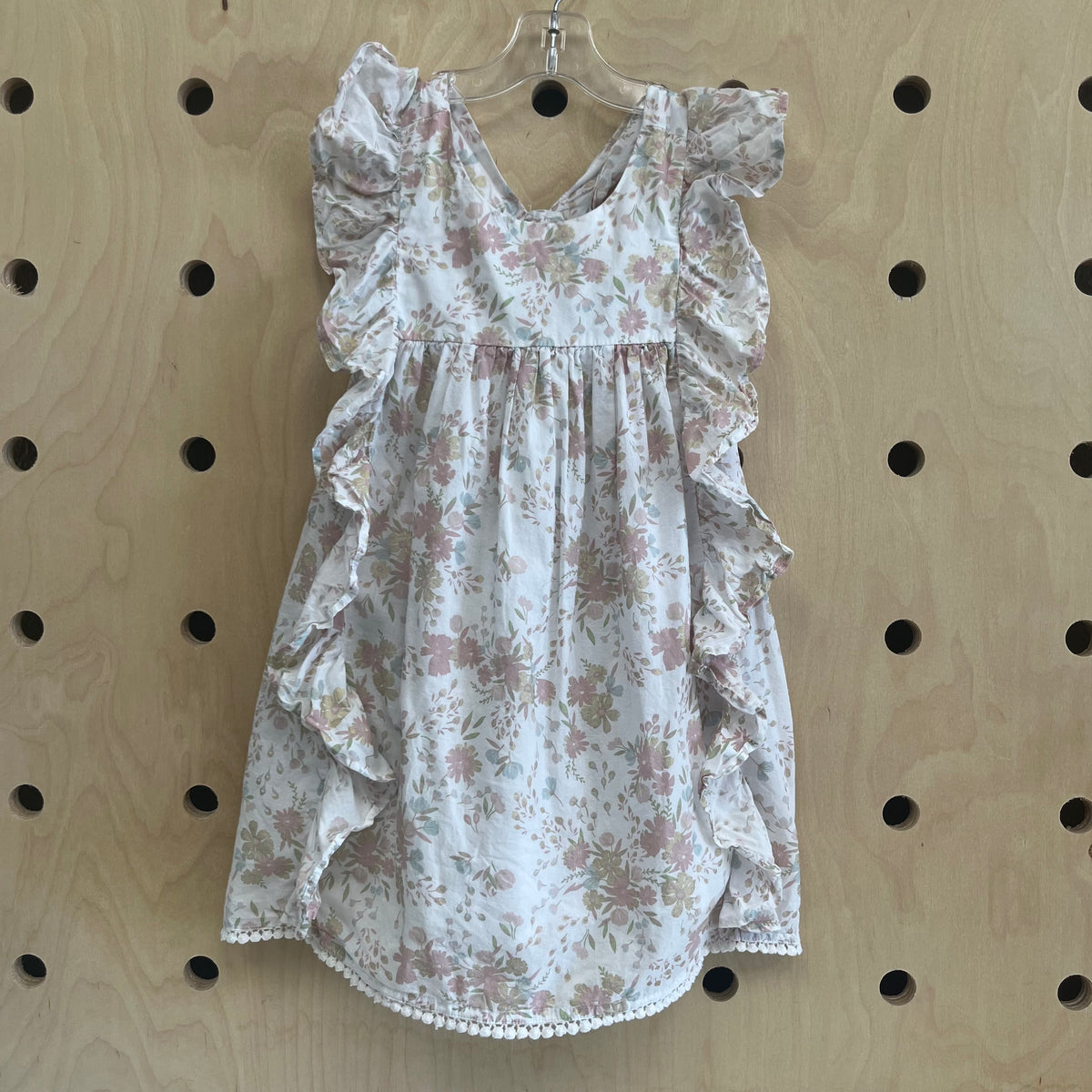 Cream Floral Dress