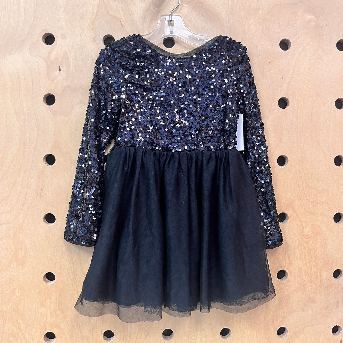 Black Sequin & Sparkle Tulle Dress