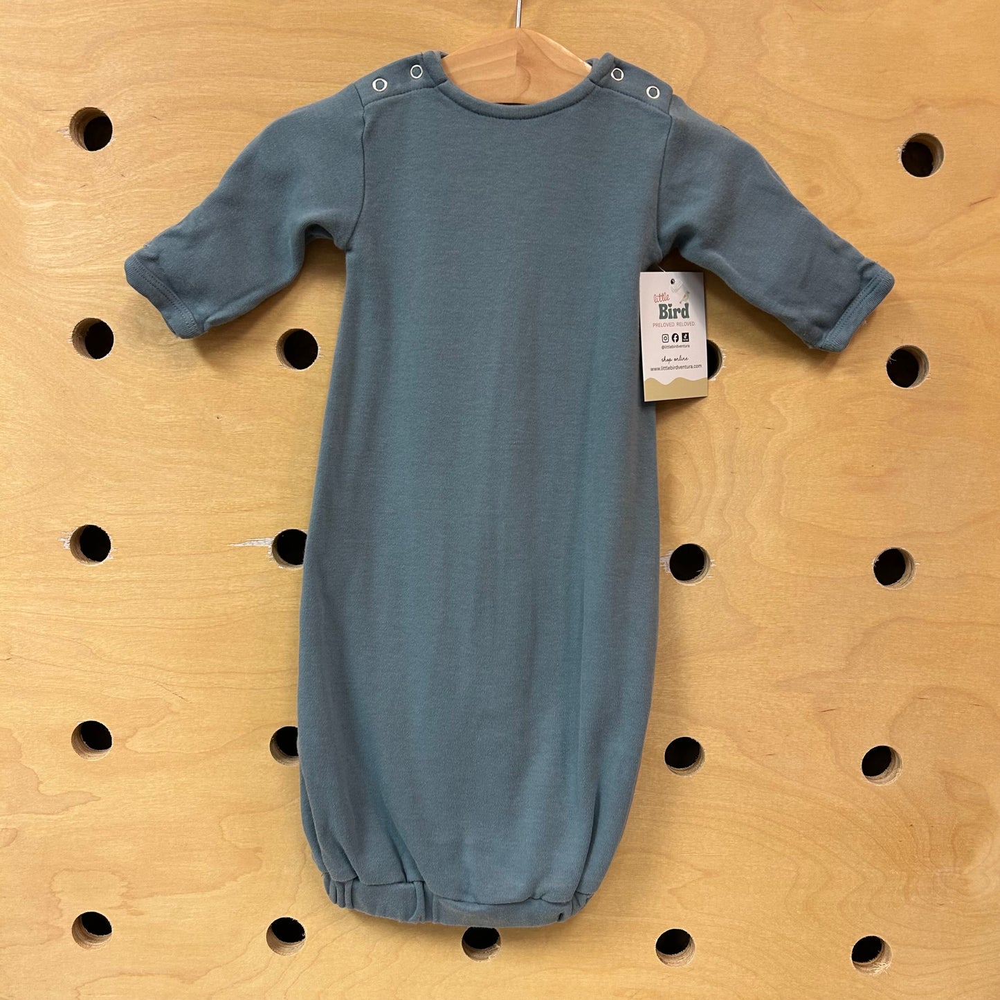 Organic Blue Gown