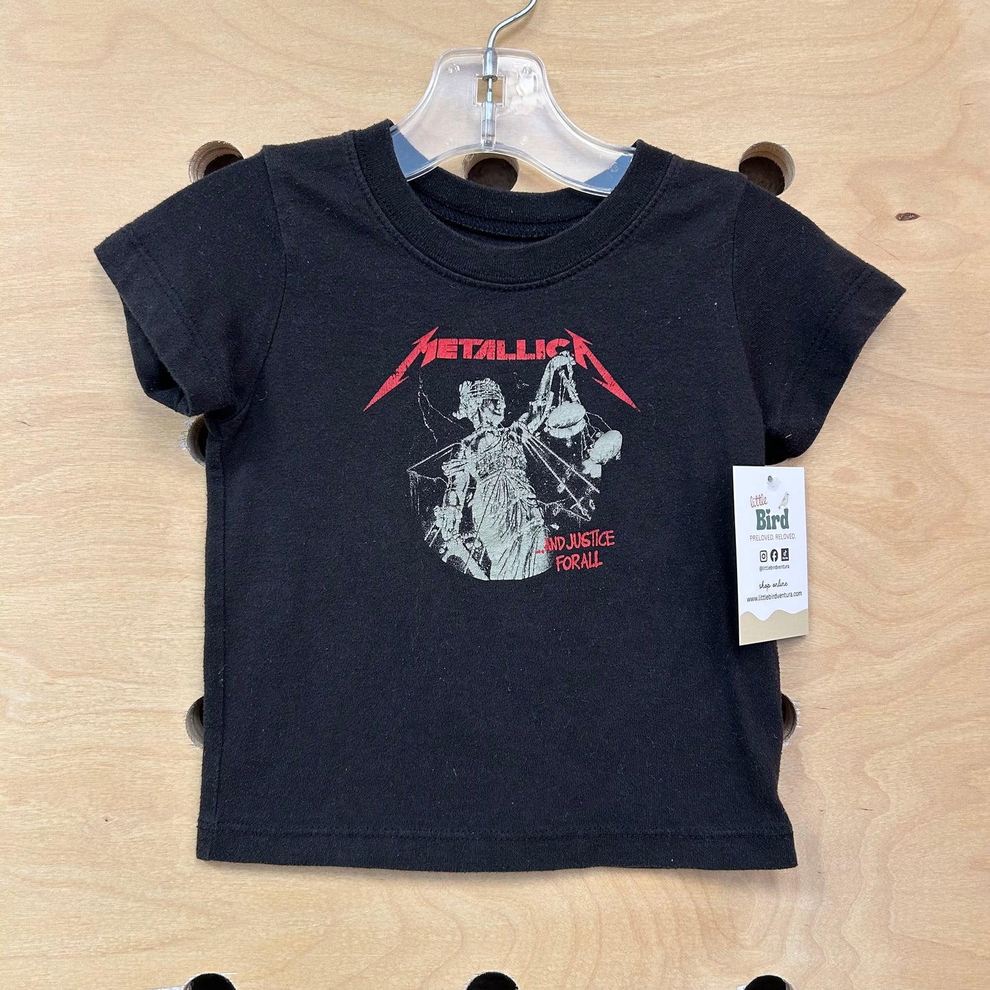 Black Band Logo Tee