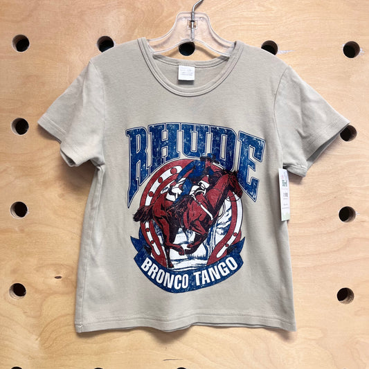 Greige 'Bronco Tango' Tee
