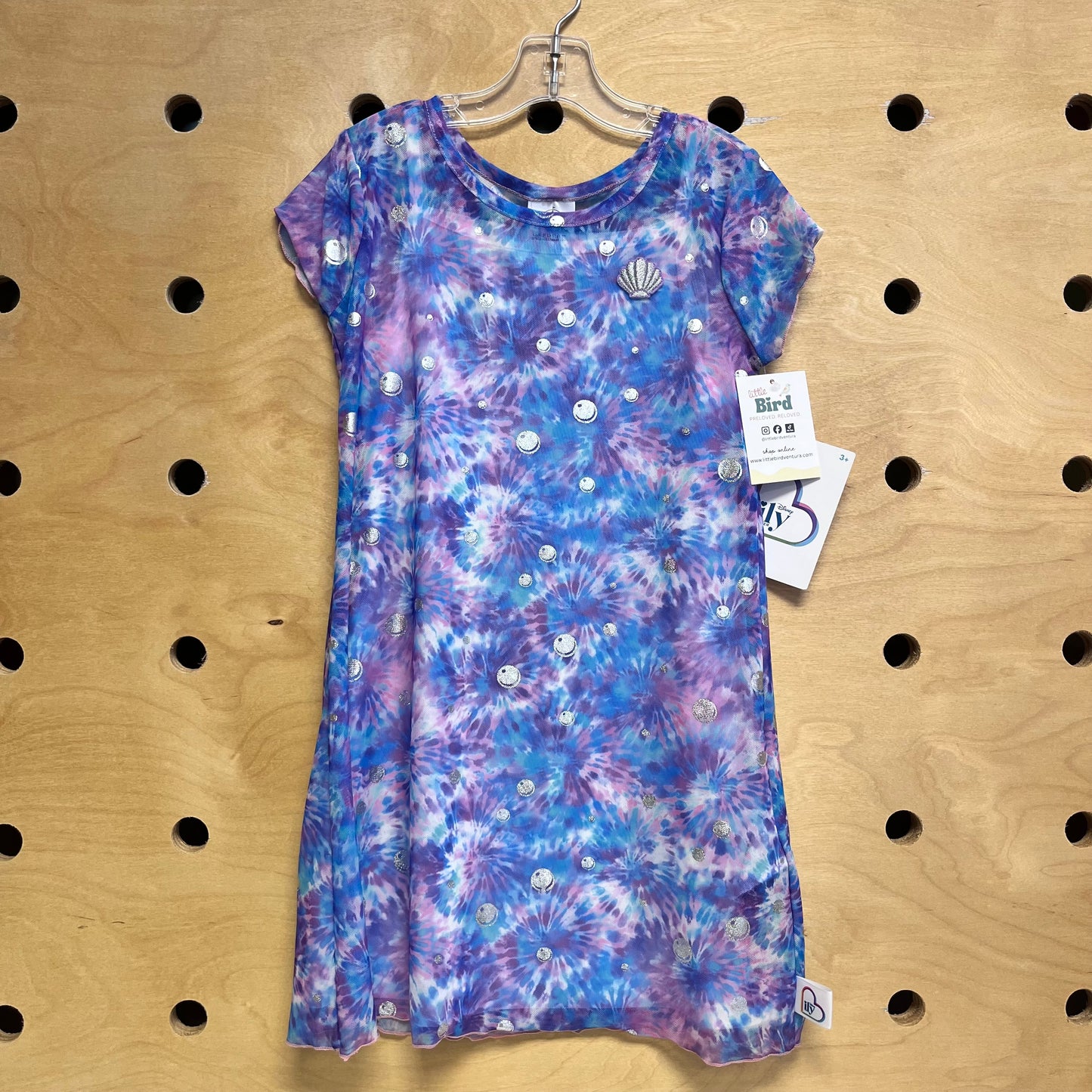 Purple/Blue Tye Die Shells Bubbles Dress NEW!