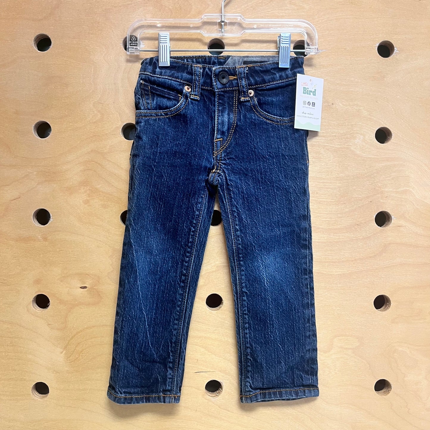 Dark Wash Denim Pants