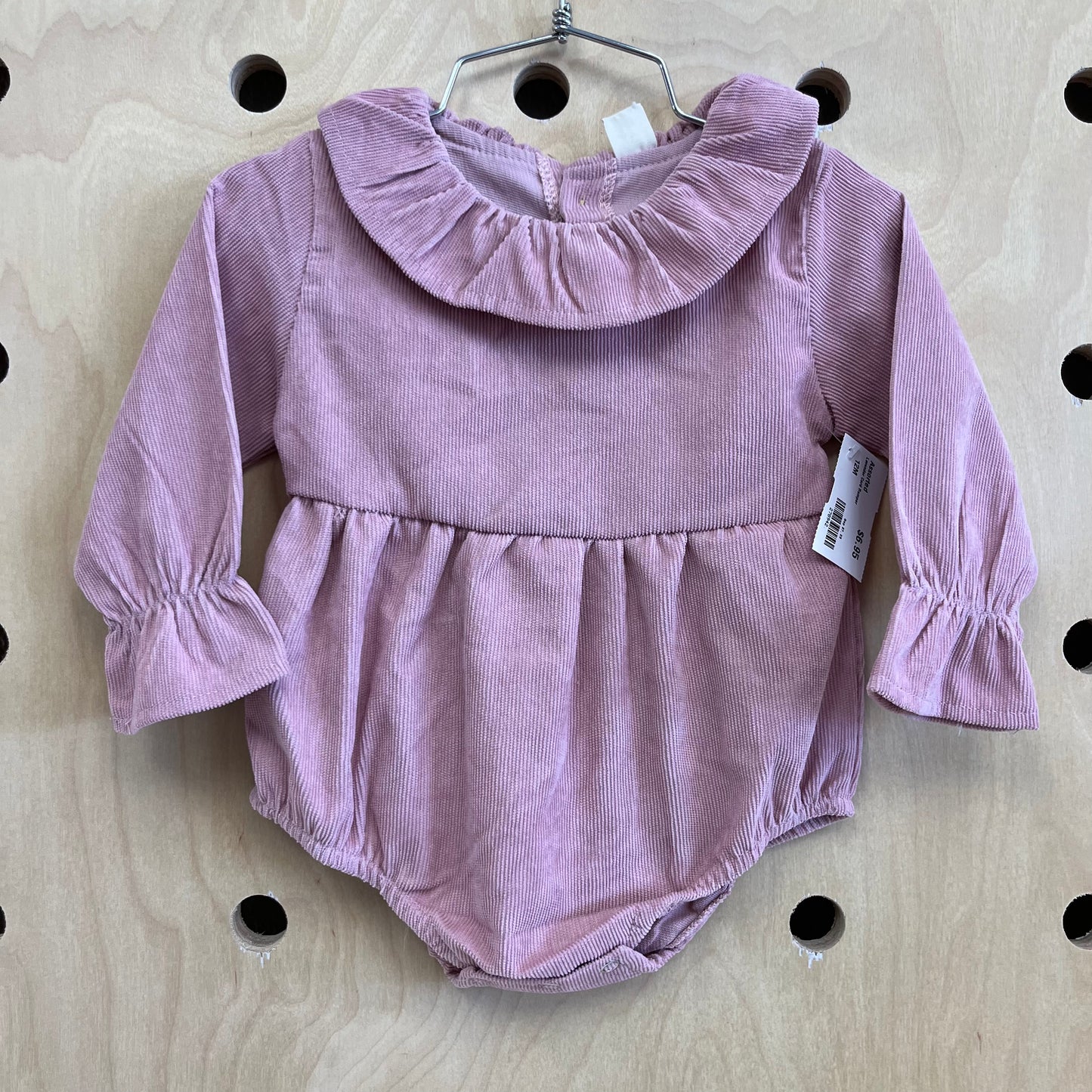 Lavender Cord Romper