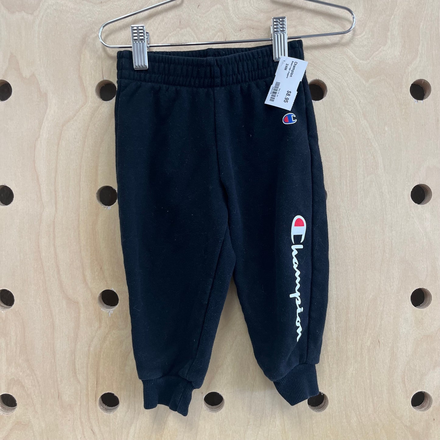 Black Logo Joggers
