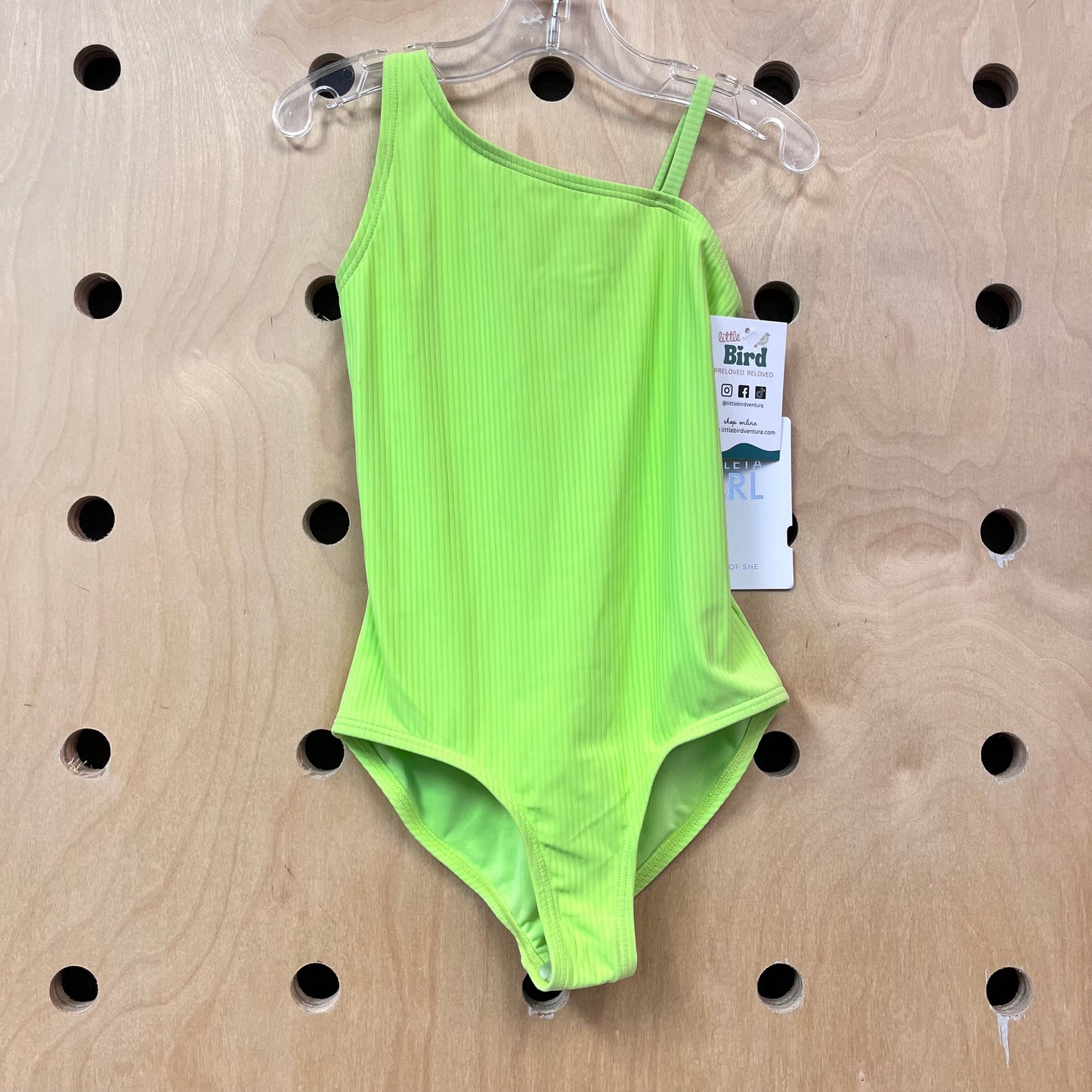Lime Ribbed Swimsuit NEW!