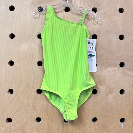 Lime Ribbed Swimsuit NEW!