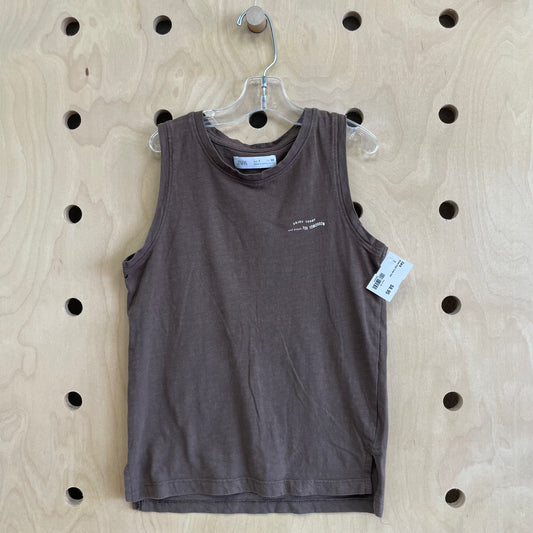 Brown Enjoy Today Tank