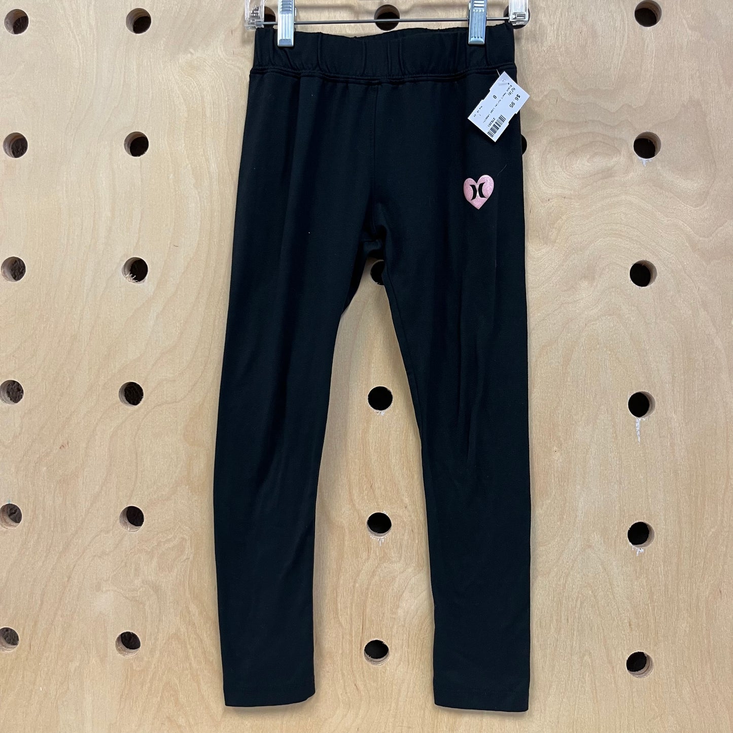 Black Heart Hurley Logo Legging