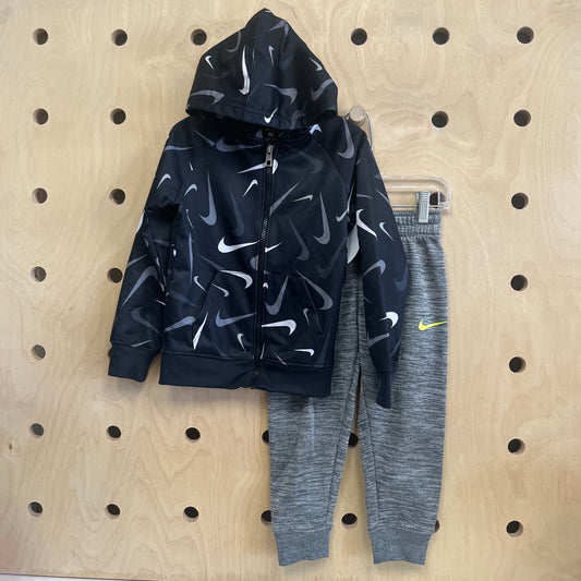 Black & Grey Track Suit