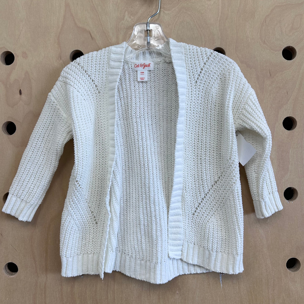 White Knit Cardigan