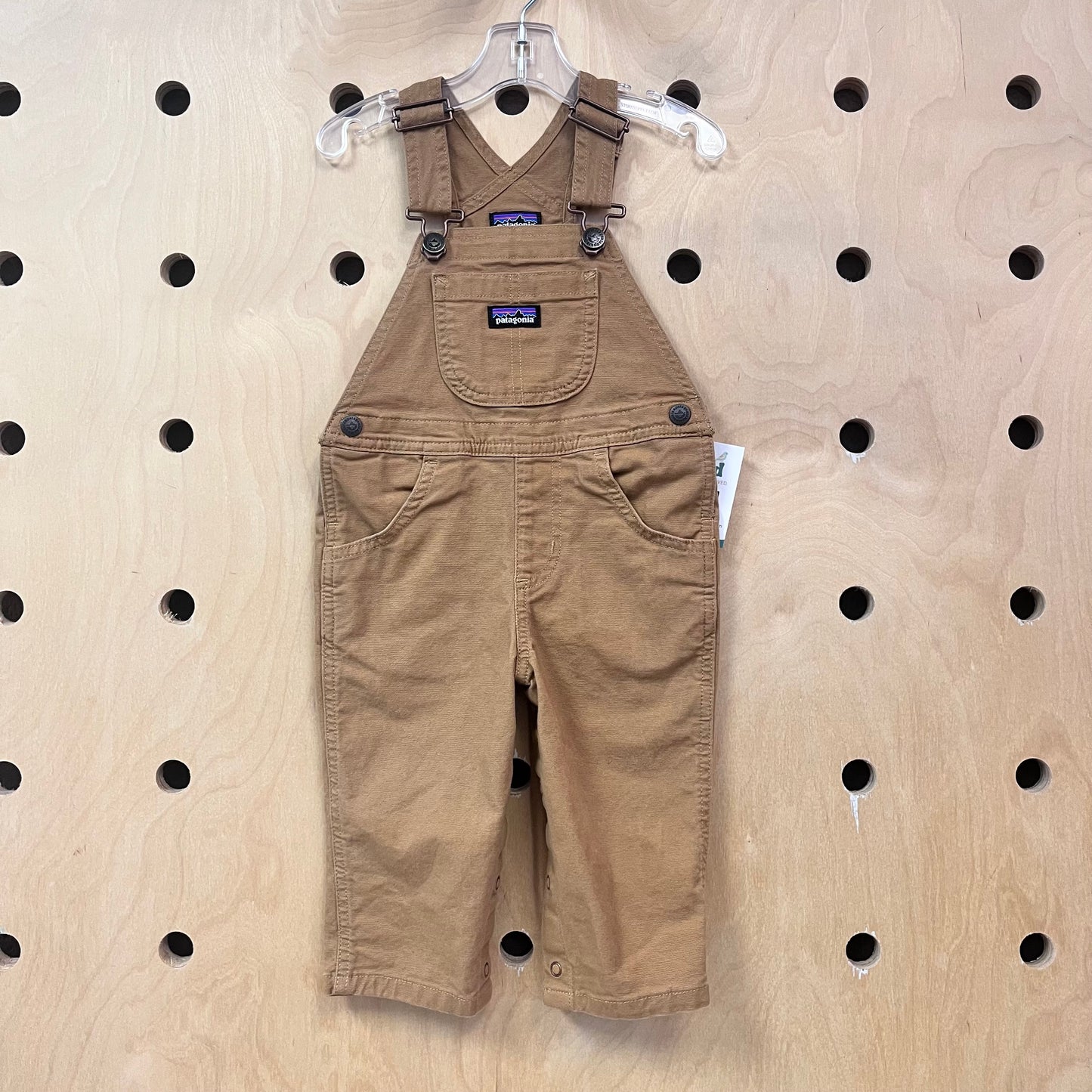 Brown Denim Overalls
