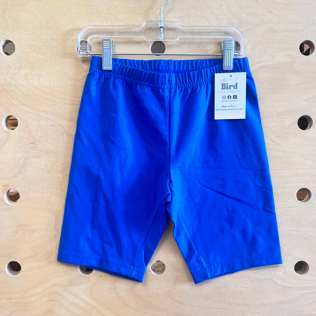 Blue Biker Shorts