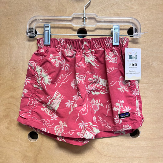 Pink/Yellow Floral Waves Shorts