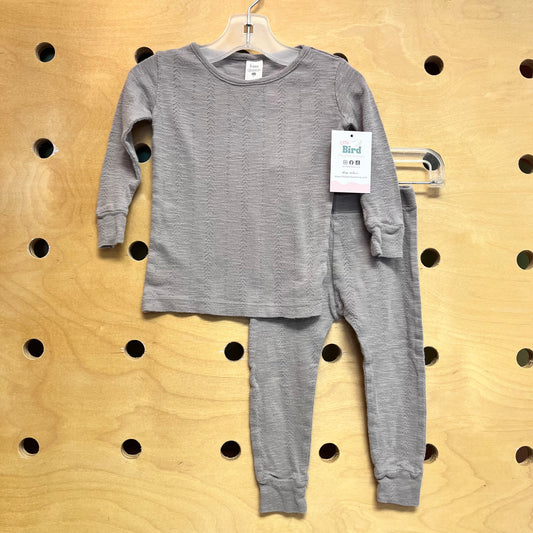 Organic Grey Pointelle Outfit