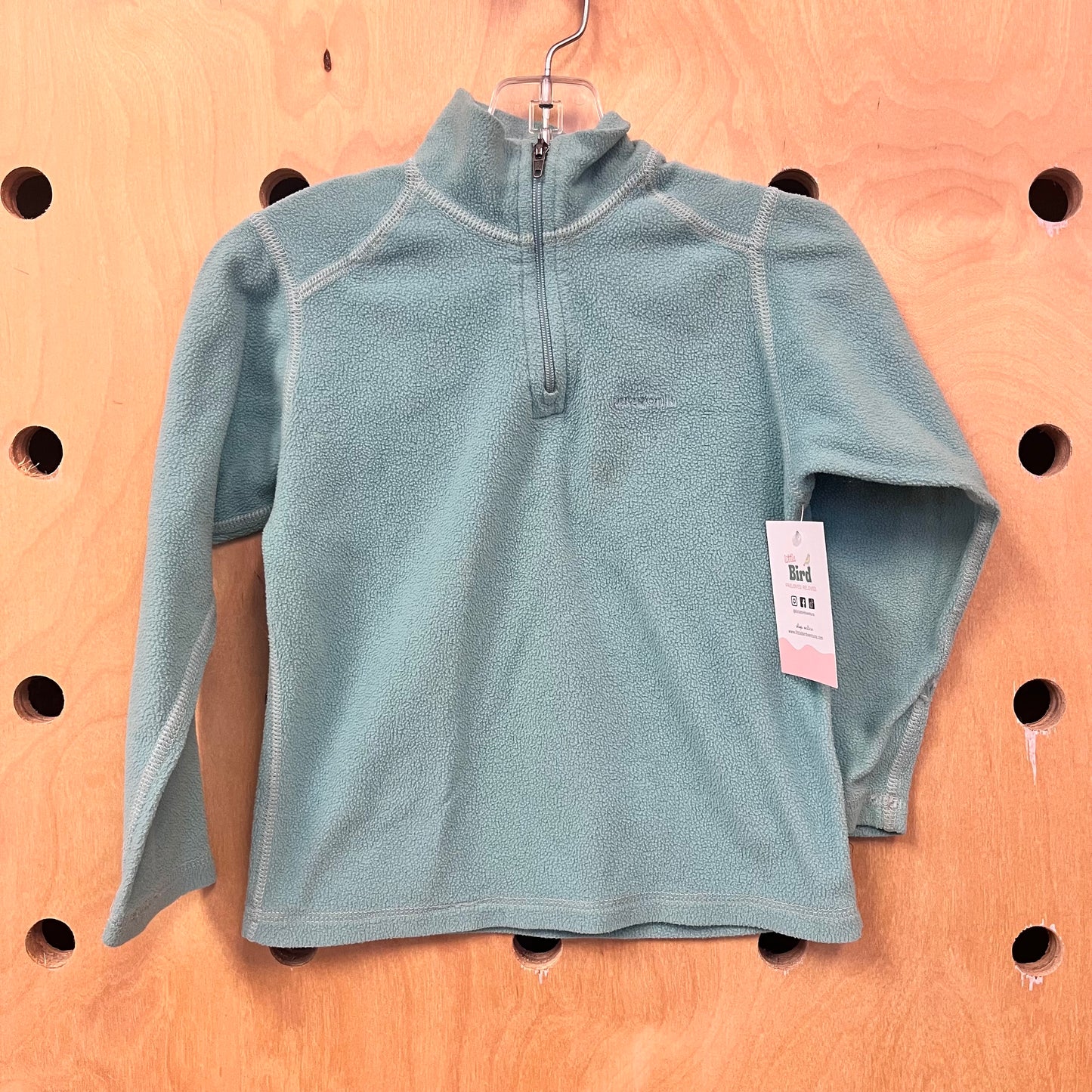 Turquoise 1/4 Zip Fleece Pullover