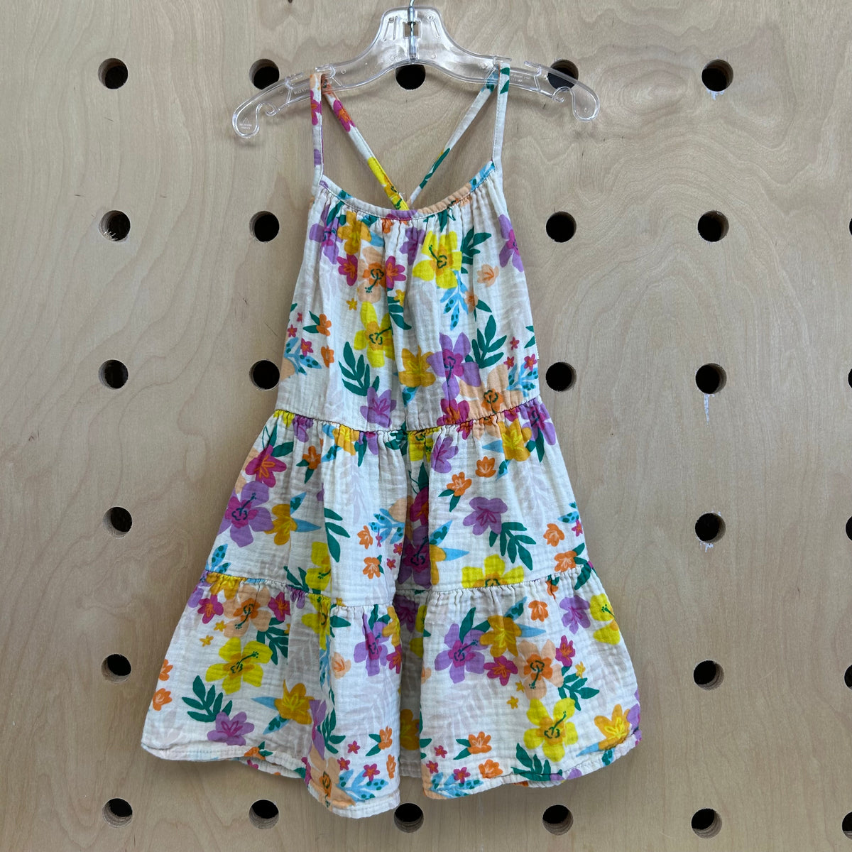Bright Floral Gauze Dress