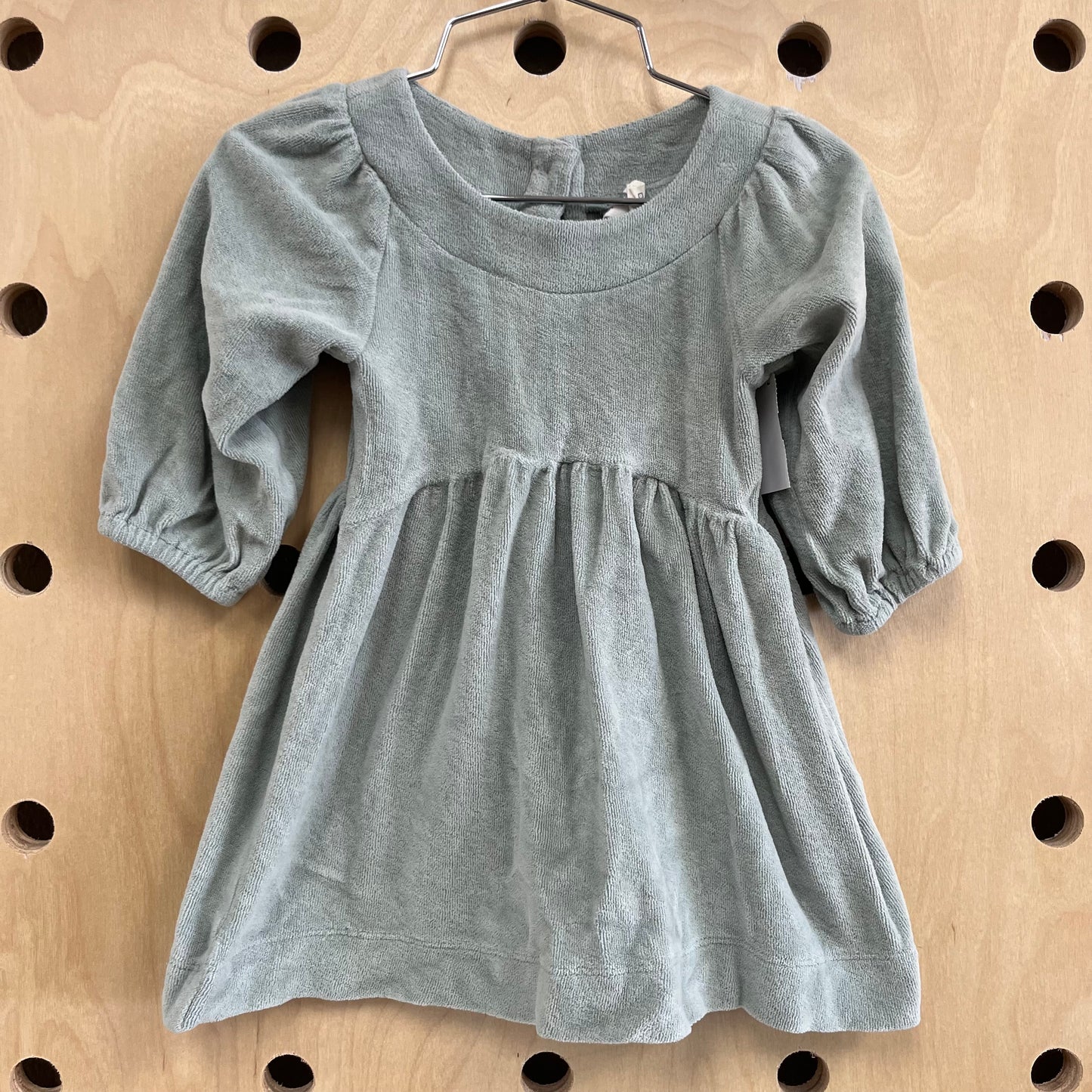 Moss Organic Velour Dress