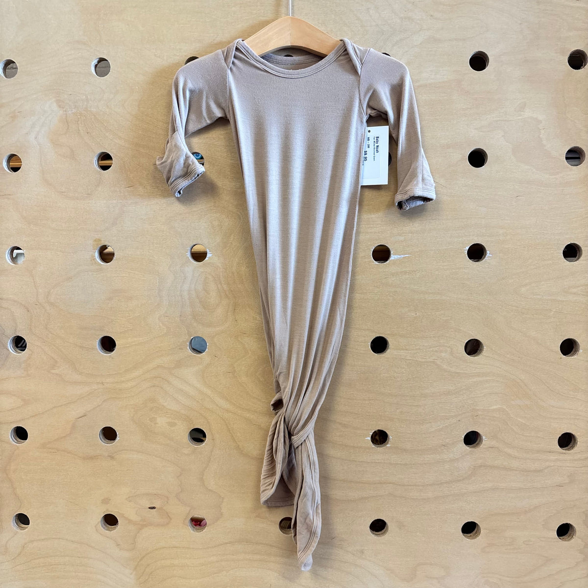 Tan Modal Knotted Gown