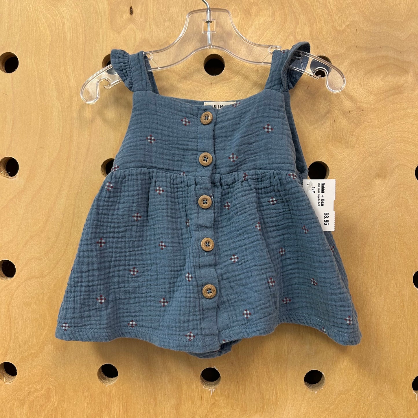 Blue Gauze Organic Outfit