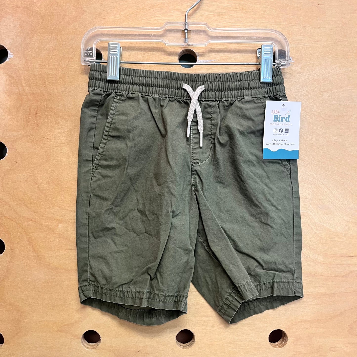 Green Drawstring Shorts