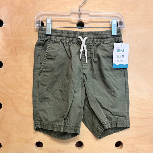 Green Drawstring Shorts