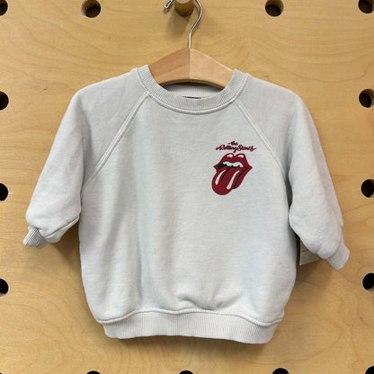 White 'The Rolling Stones'  Crewneck