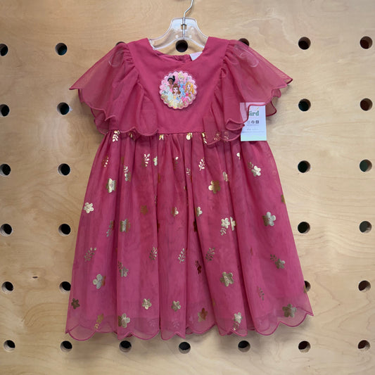 Pink/Gold Tulle Princesses Dress