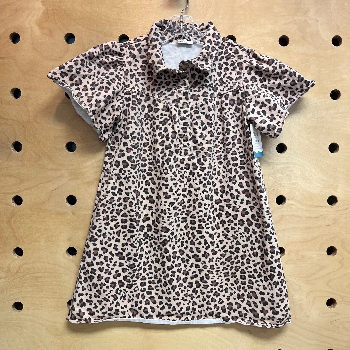 Leopard Cotton Canvas Dress