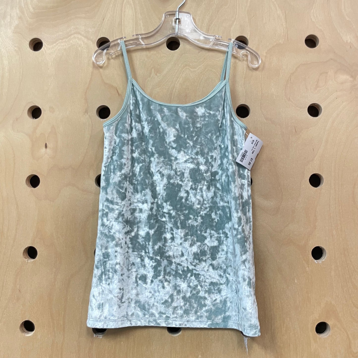 Mint Velour Tank Top