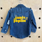 Janis Joplin Denim Snap Shirt