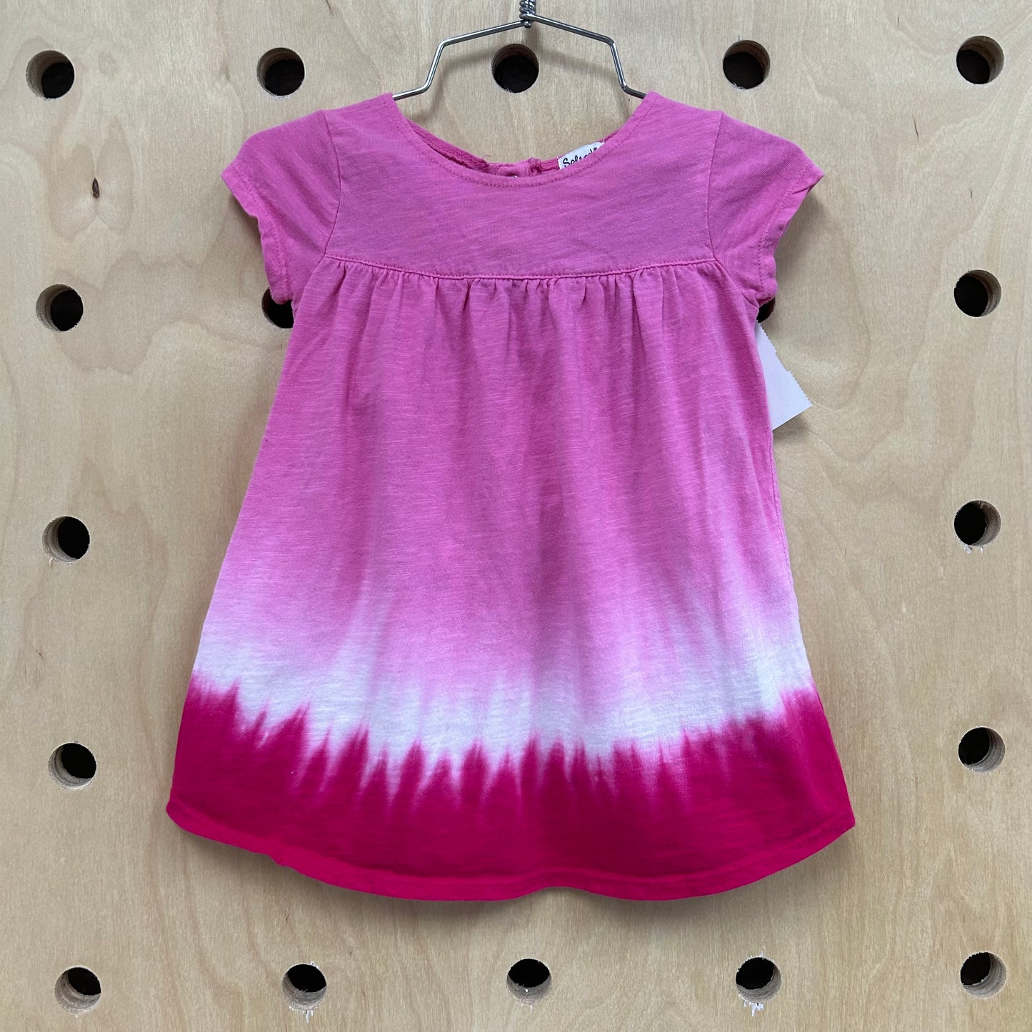 Pink Dip Dye Dress w/Bloomers