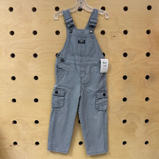 Grey Cargo Overalls