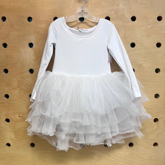 White Tulle Tutu Dress