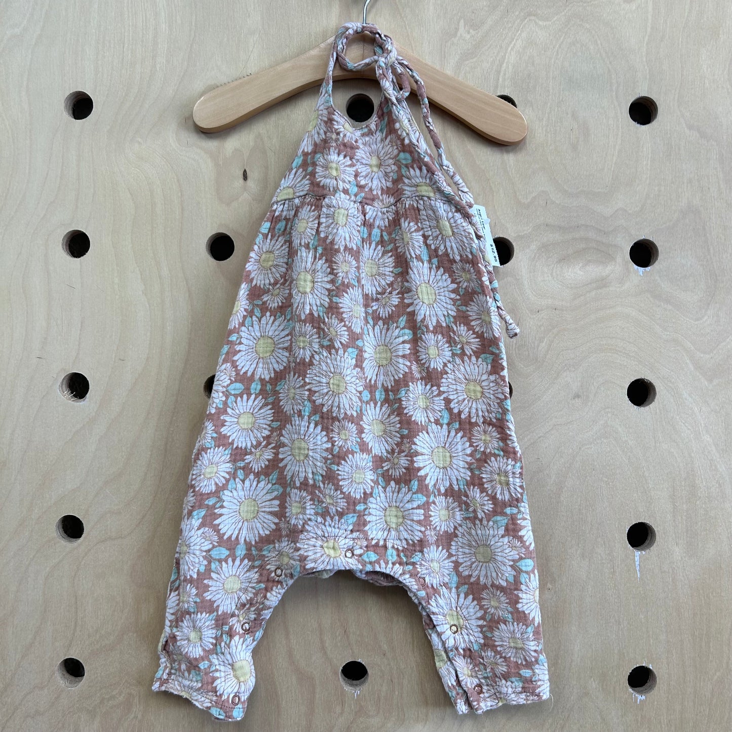 Cinnamon Daisy Gauze Romper