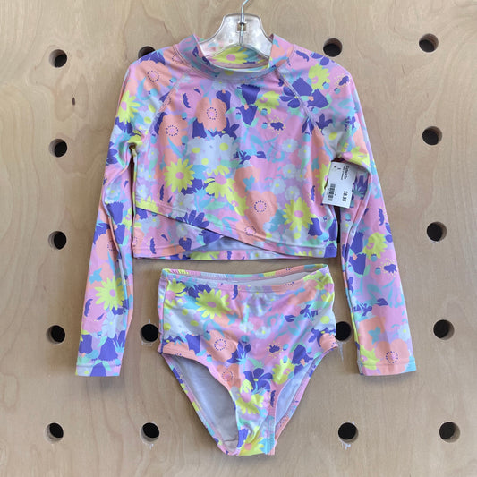 Floral LS Swimsuit