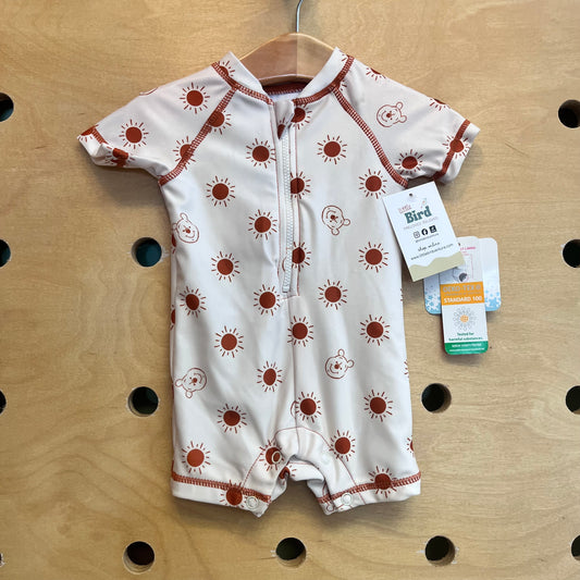 Beige/Brown Pooh Suns Swimsuit NEW