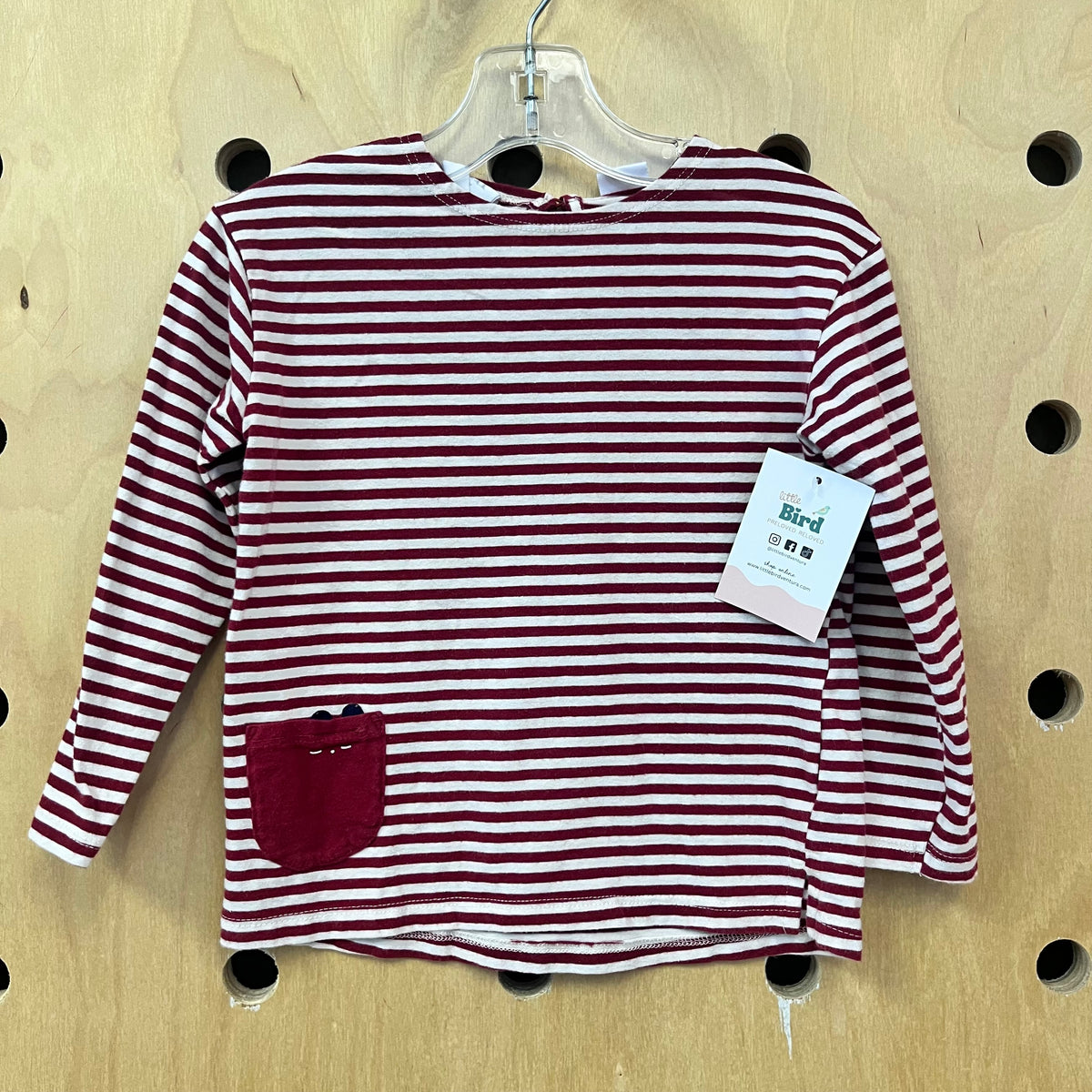 Red/White Mouse Pocket Tee