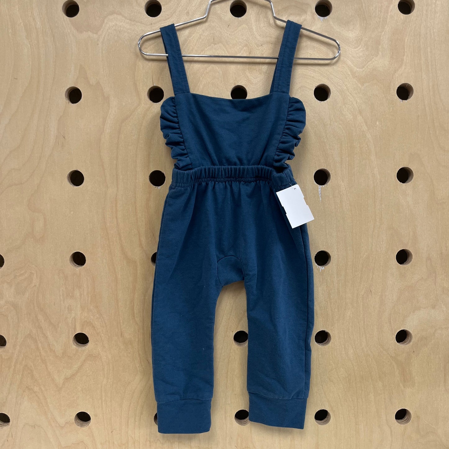 Blue Pinafore Romper