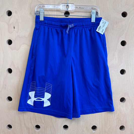 Blue Loose Fit Heat Gear Shorts