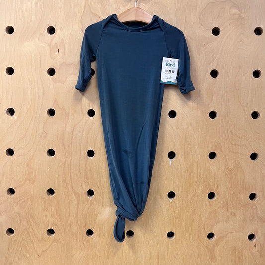 Blue Bamboo Knotted Gown