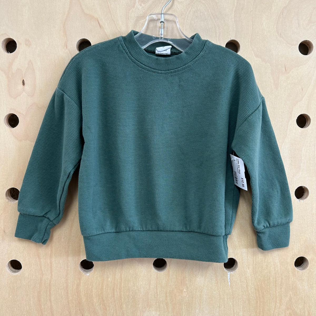 Green Thermal Sweatshirt