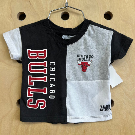 Black + Grey Bulls Tee