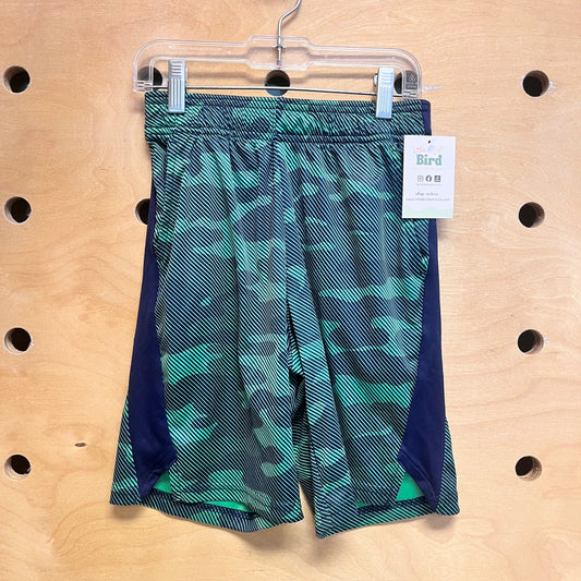 Green/Navy Athletic Shorts